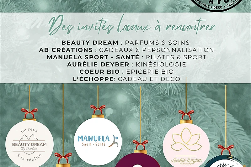 Marché de Noël à la boutique "Au Fil des Saisons"