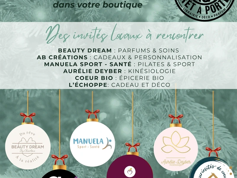 Marché de Noël à la boutique "Au Fil des Saisons"