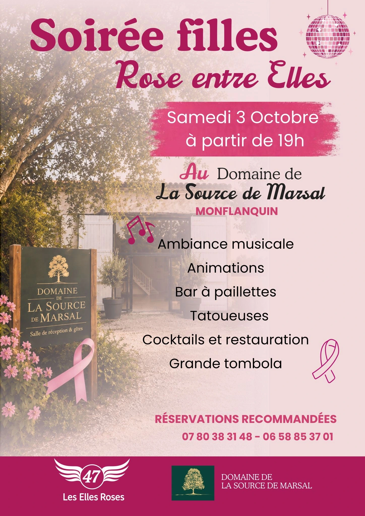 Rose entre Elles - Soirée filles