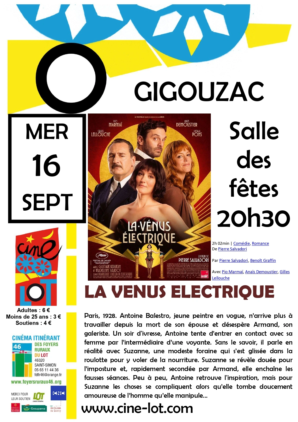 Ciné-Lot : "La venus électrique"