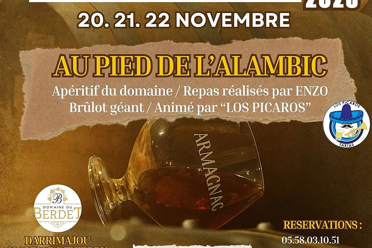 La distillation au Domaine du Berdet