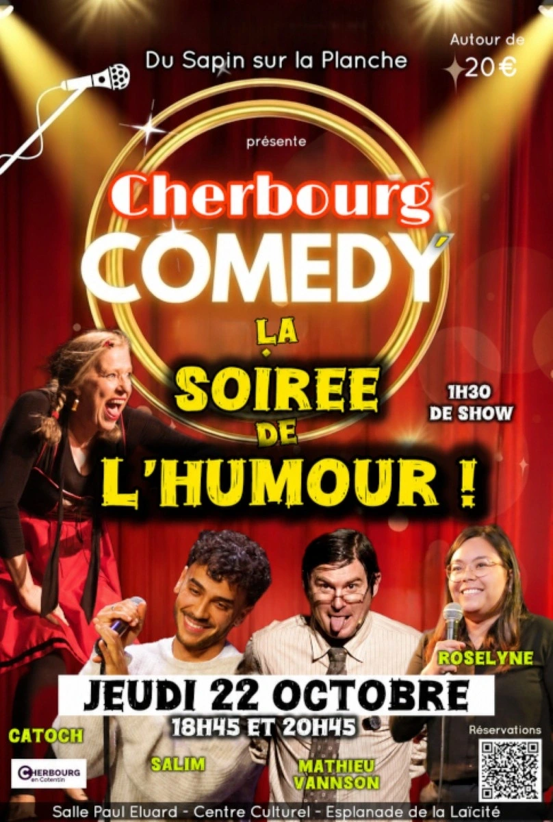 Cherbourg Comedy Festival 18h45 et 20h45