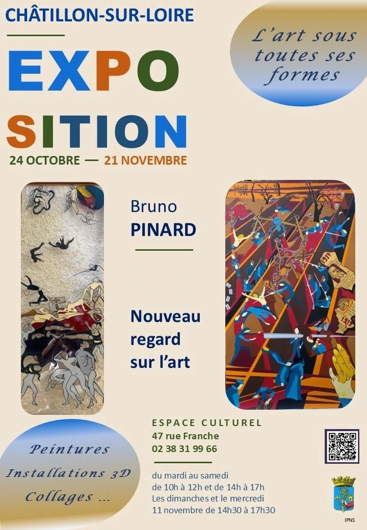 Exposition des oeuvres de Bruno Pinard