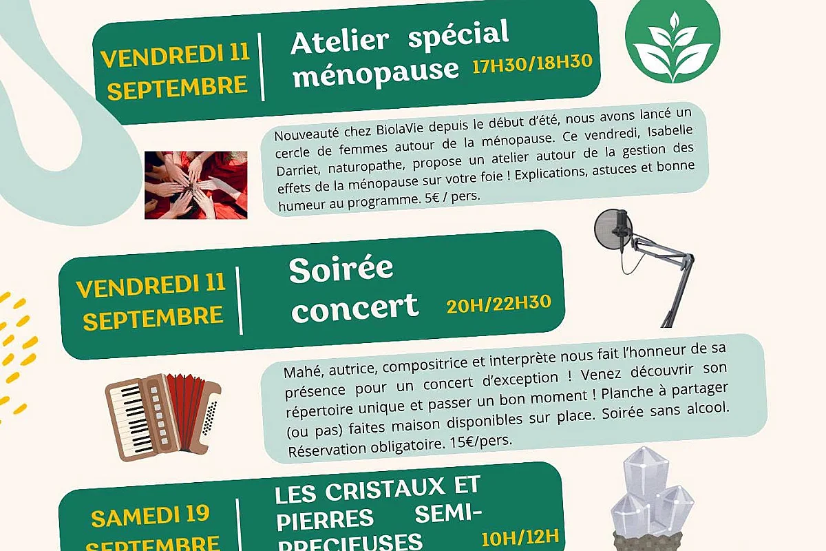 Atelier spécial ménopause