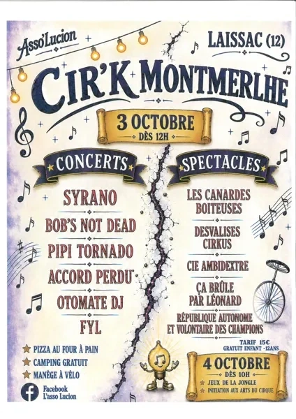 Festival Cir'k Montmerlhe à Laissac
