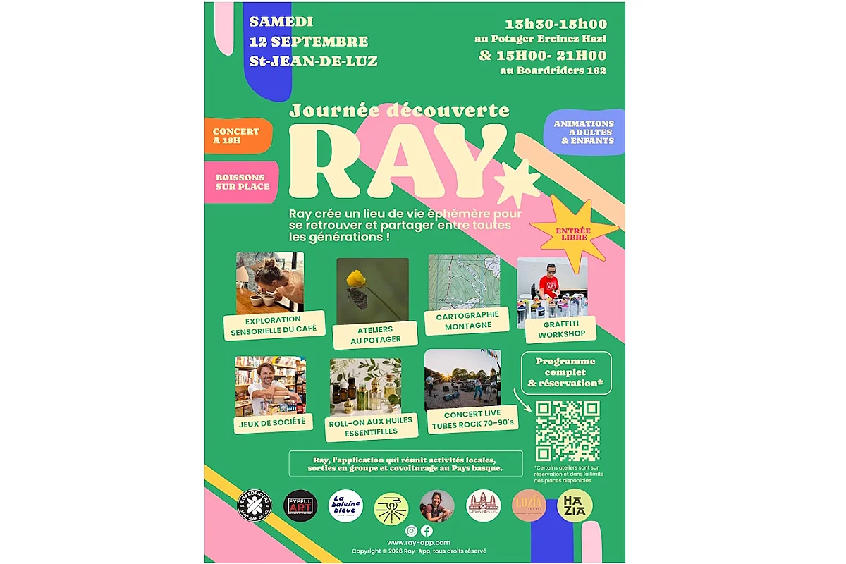 Après-midi découverte Ray