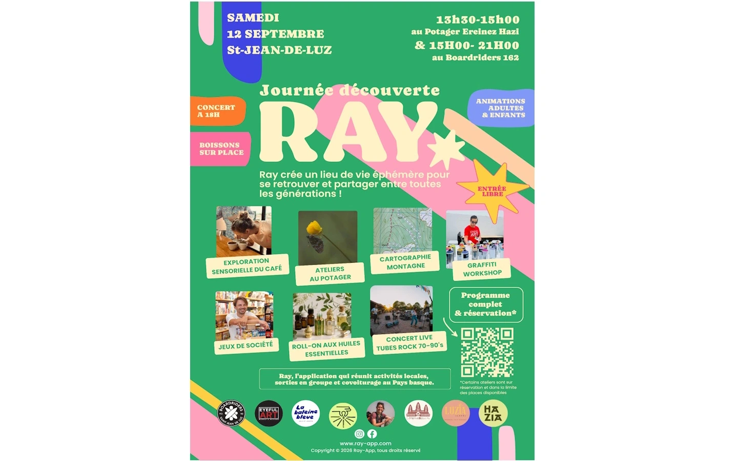 Après-midi découverte Ray