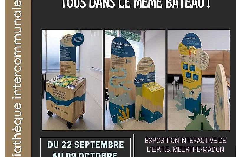 Exposition - face à la montée des eaux tous dans le même bateau