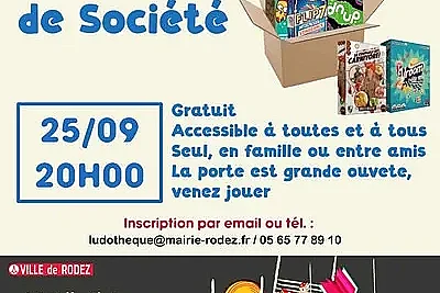 Soirée jeux à la Ludothèque de Rodez