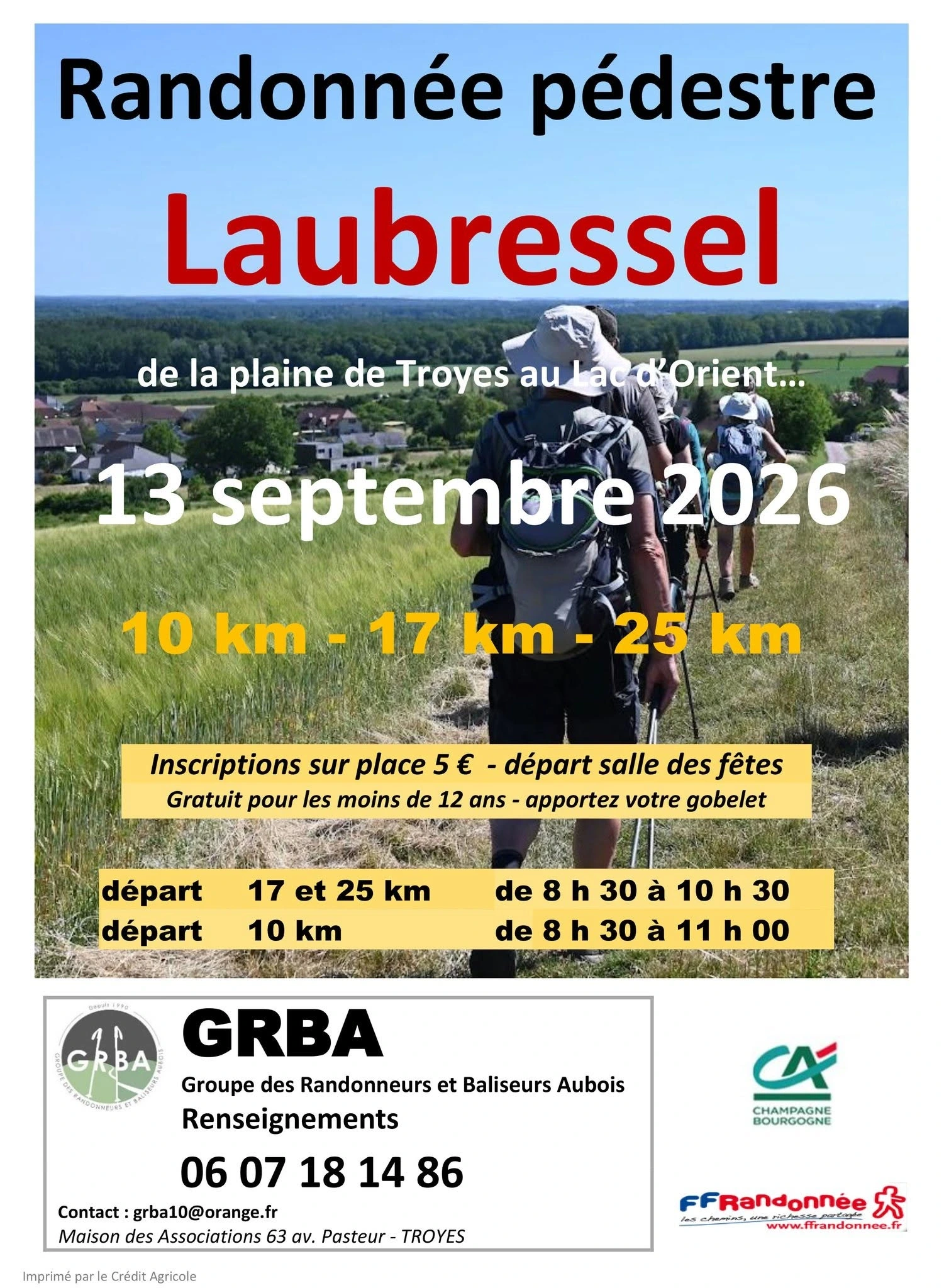 Randonnée pédestre à Laubressel