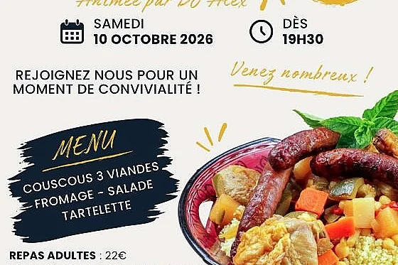Soirée "couscous" du SC Vatan