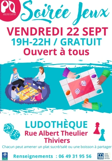 Soirée jeux avec la ludothèque