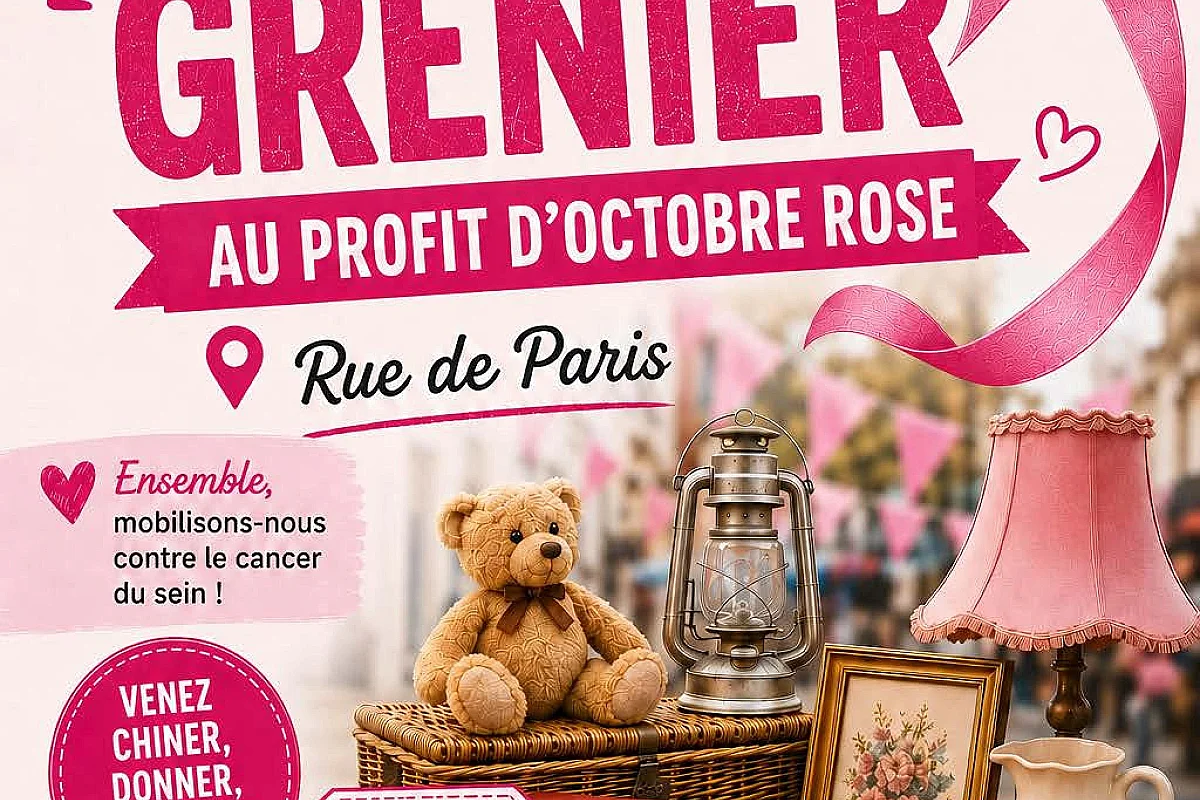 Octobre rose - Vide grenier au Bugue