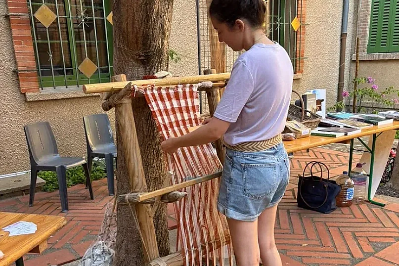JOURNÉES EUROPÉENNES DU PATRIMOINE : DÉMONSTRATION DE TISSAGE NÉOLITHIQUE
