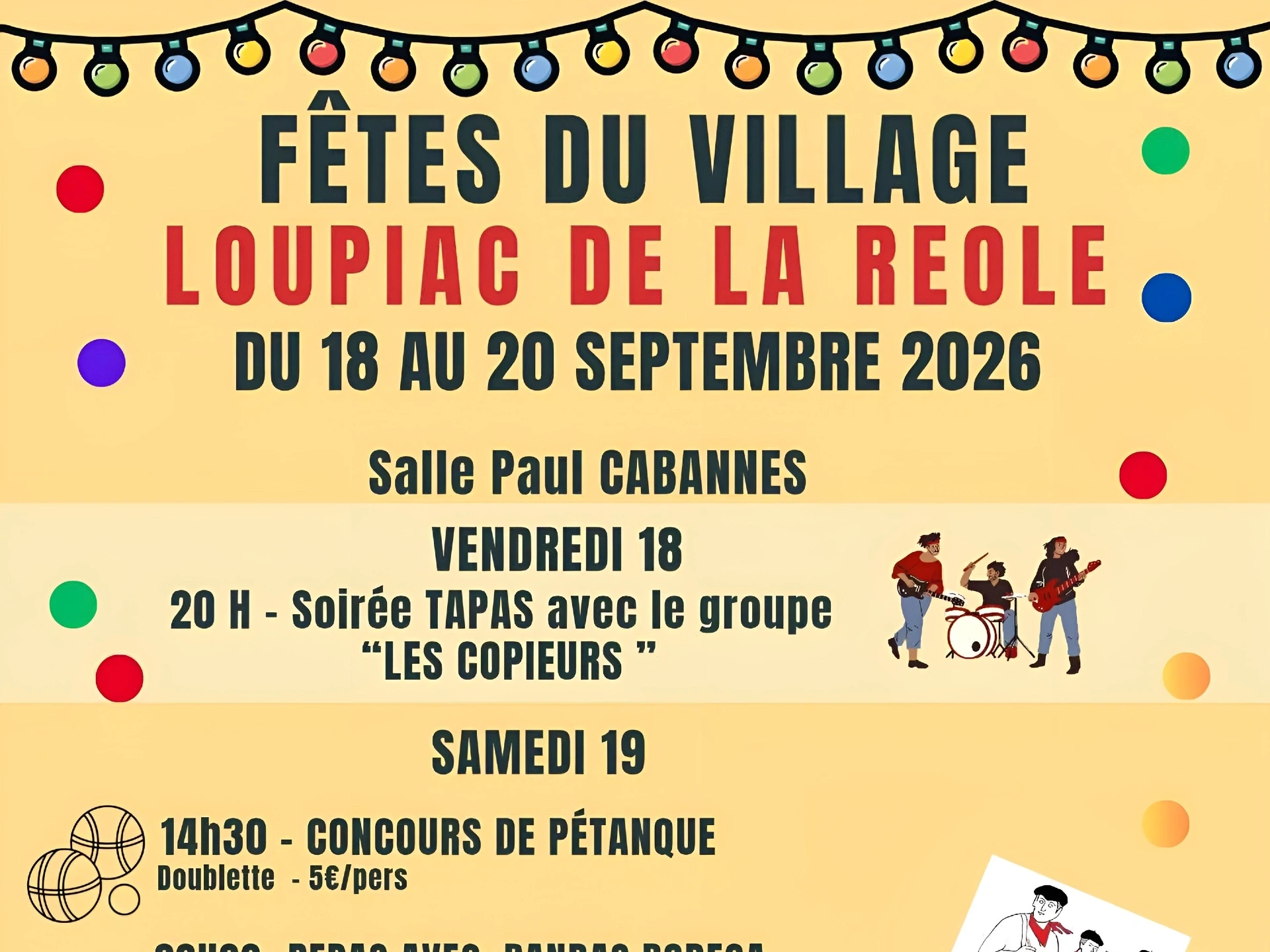 Fête du village de Loupiac-de-La-Réole