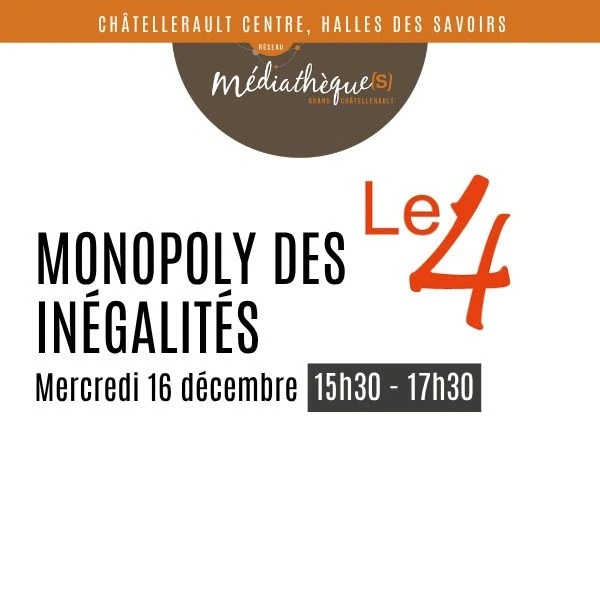 Permanence Le 4 Infos Jeunes : Monopoly des inégalités