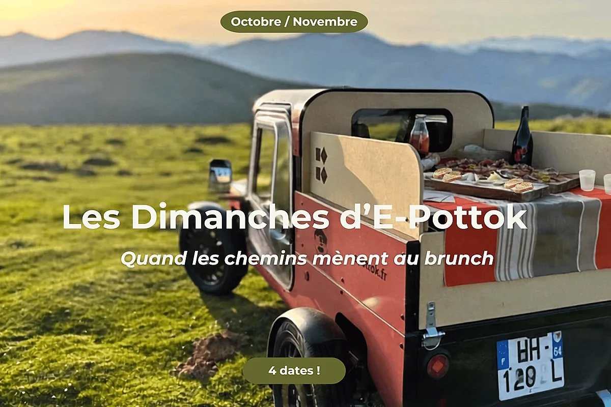 Randonnée en quadricycle électrique et brunch au coeur des montagnes avec E-POTTOK
