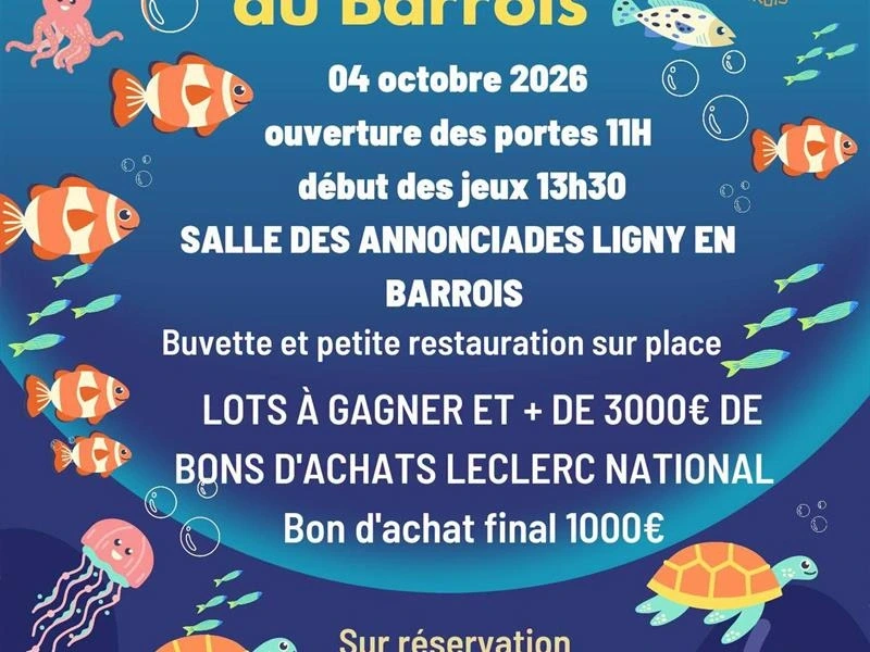Loto du Centre de Plongée du Barrois