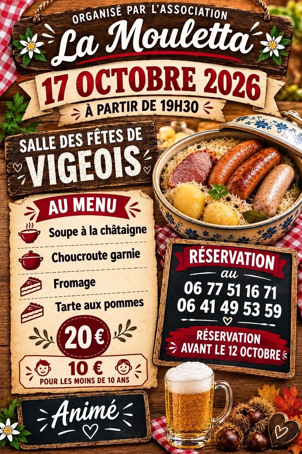 Soirée Choucroute