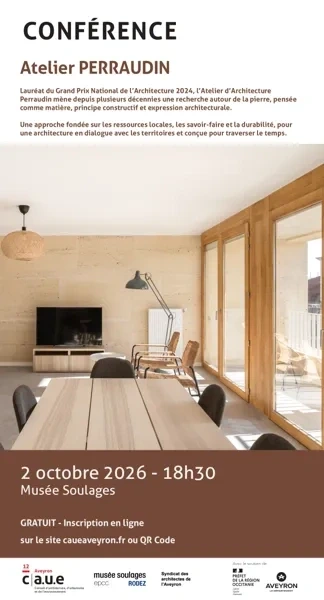 Mois de l'architecture, conférence : Atelier Perraudin « la présence de la pierre »