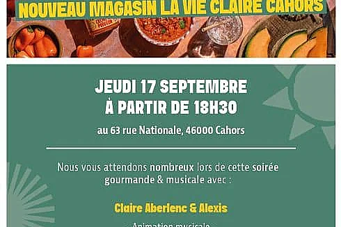 Inauguration du nouveau magasin "La Vie Claire"