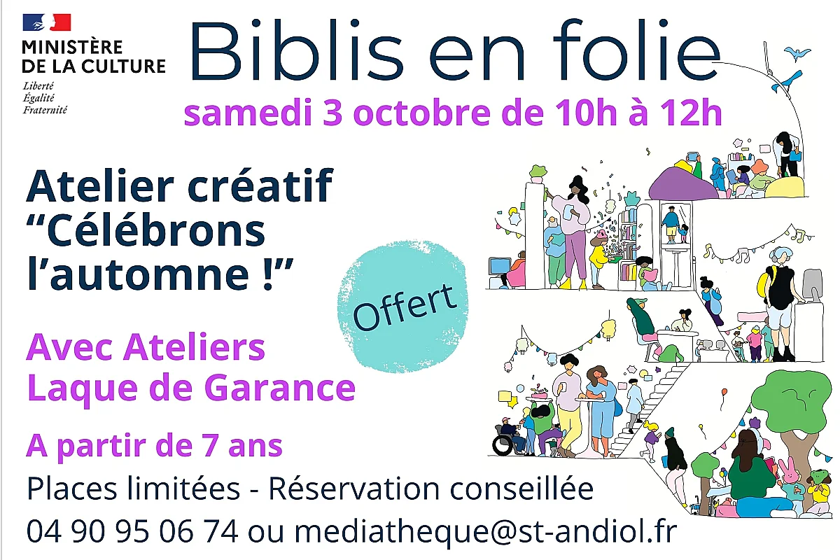 Atelier créatif "célébrons l'automne"