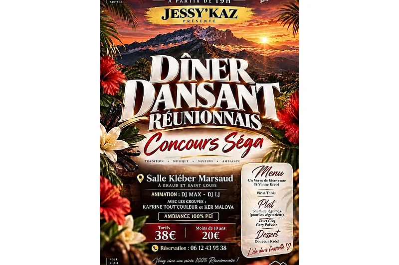 Grand dîner dansant réunionnais