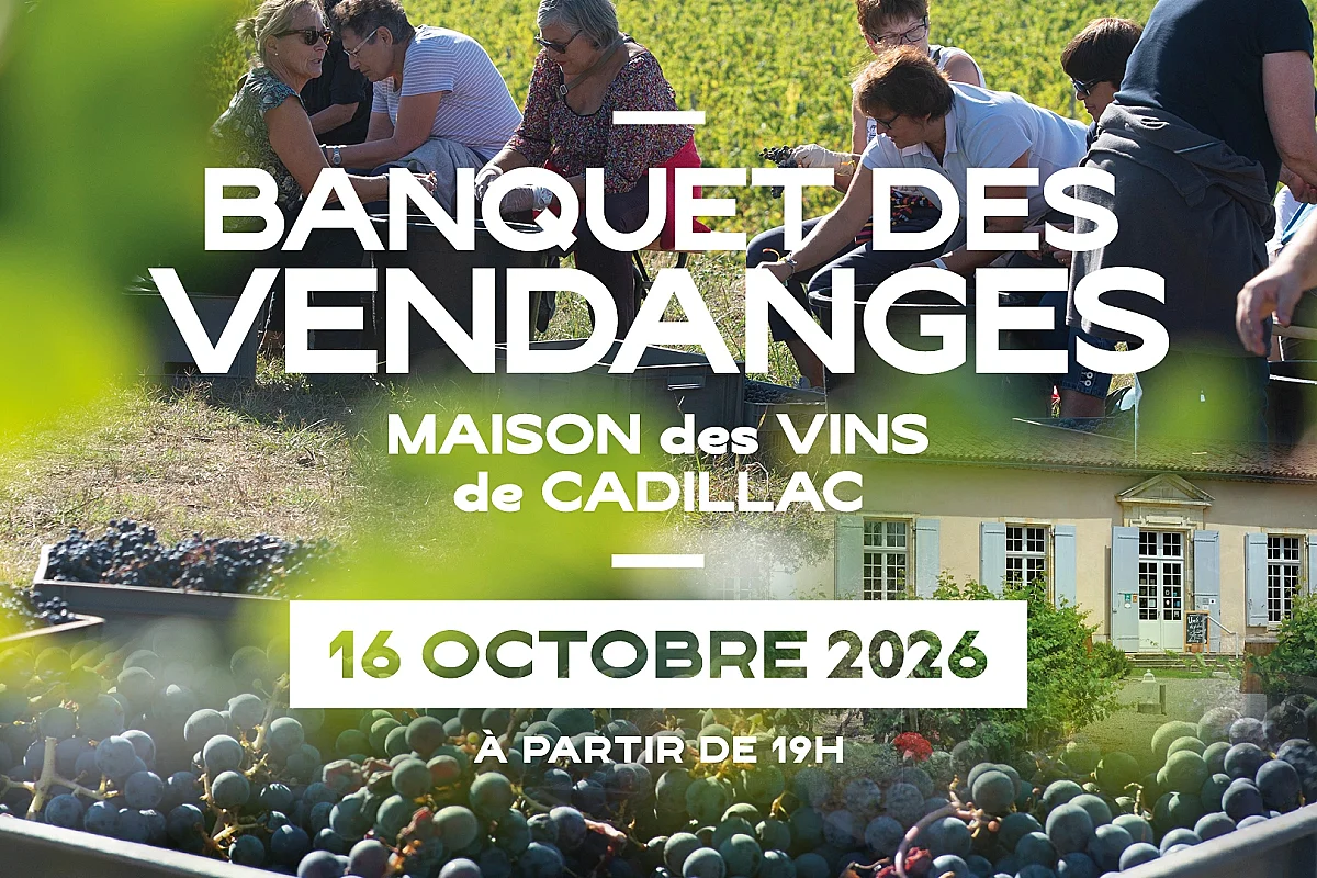 Banquet des vendanges à la Maison des Vins de Cadillac