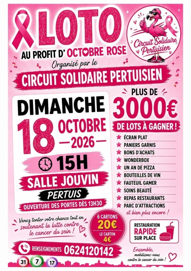 Loto Octobre Rose