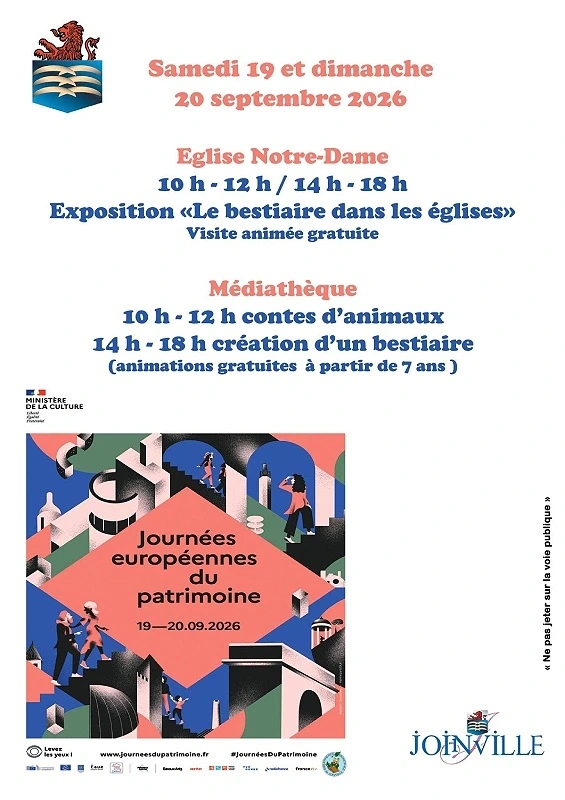 Exposition "le bestiaire dans l'église" - Visite animé