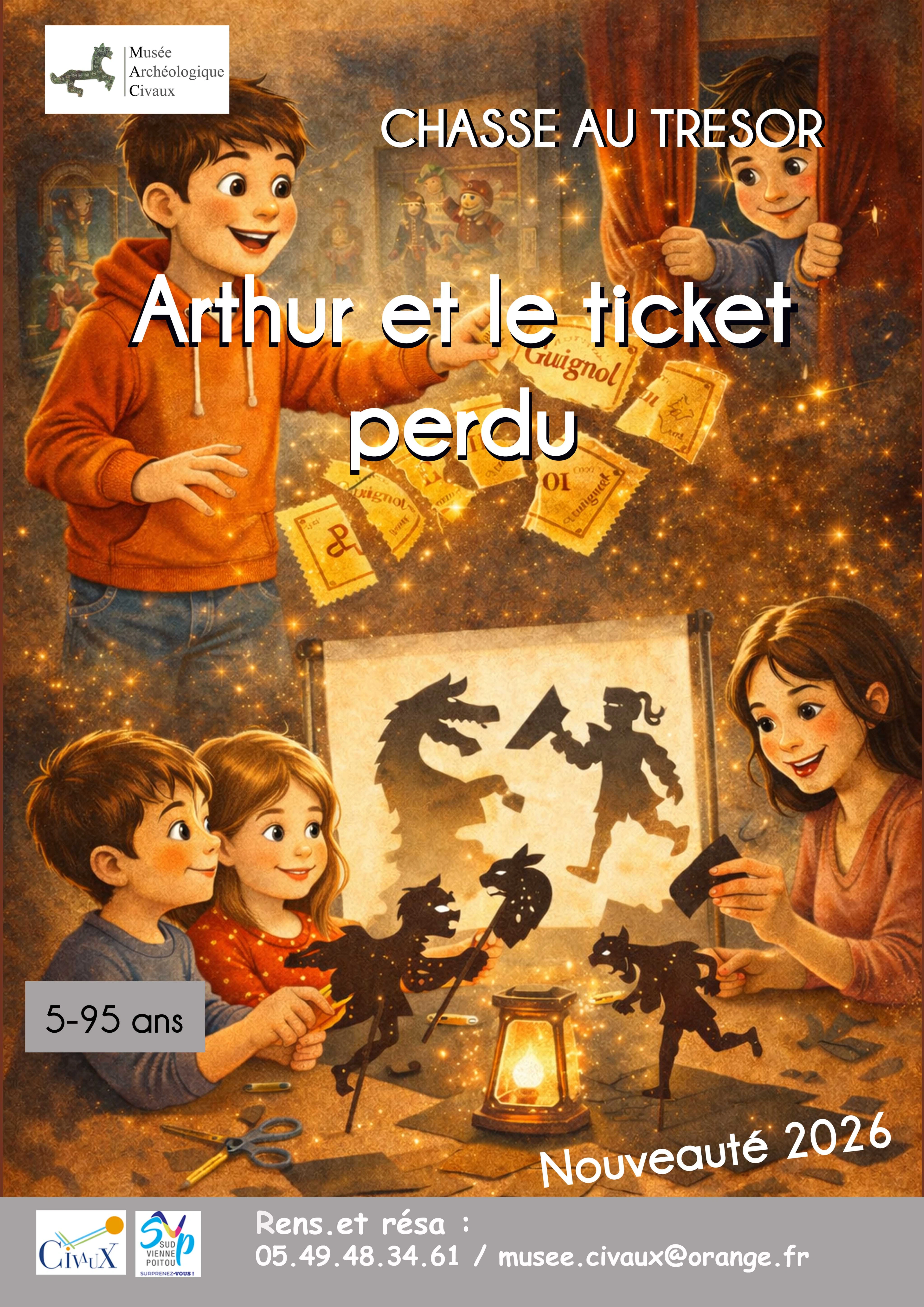 Chasse au trésor "Arthur et le ticket perdu"