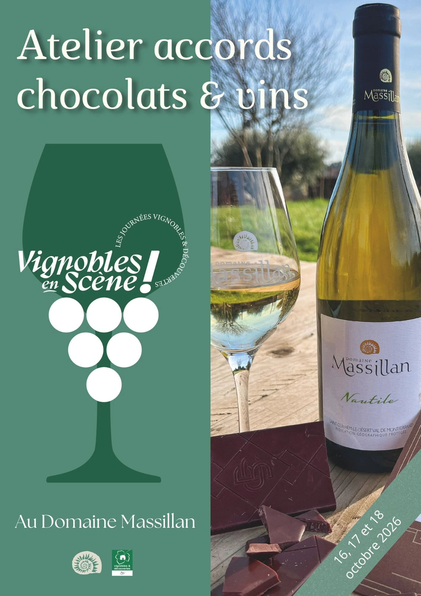 Ateliers chocolats et vins au Domaine Massillan