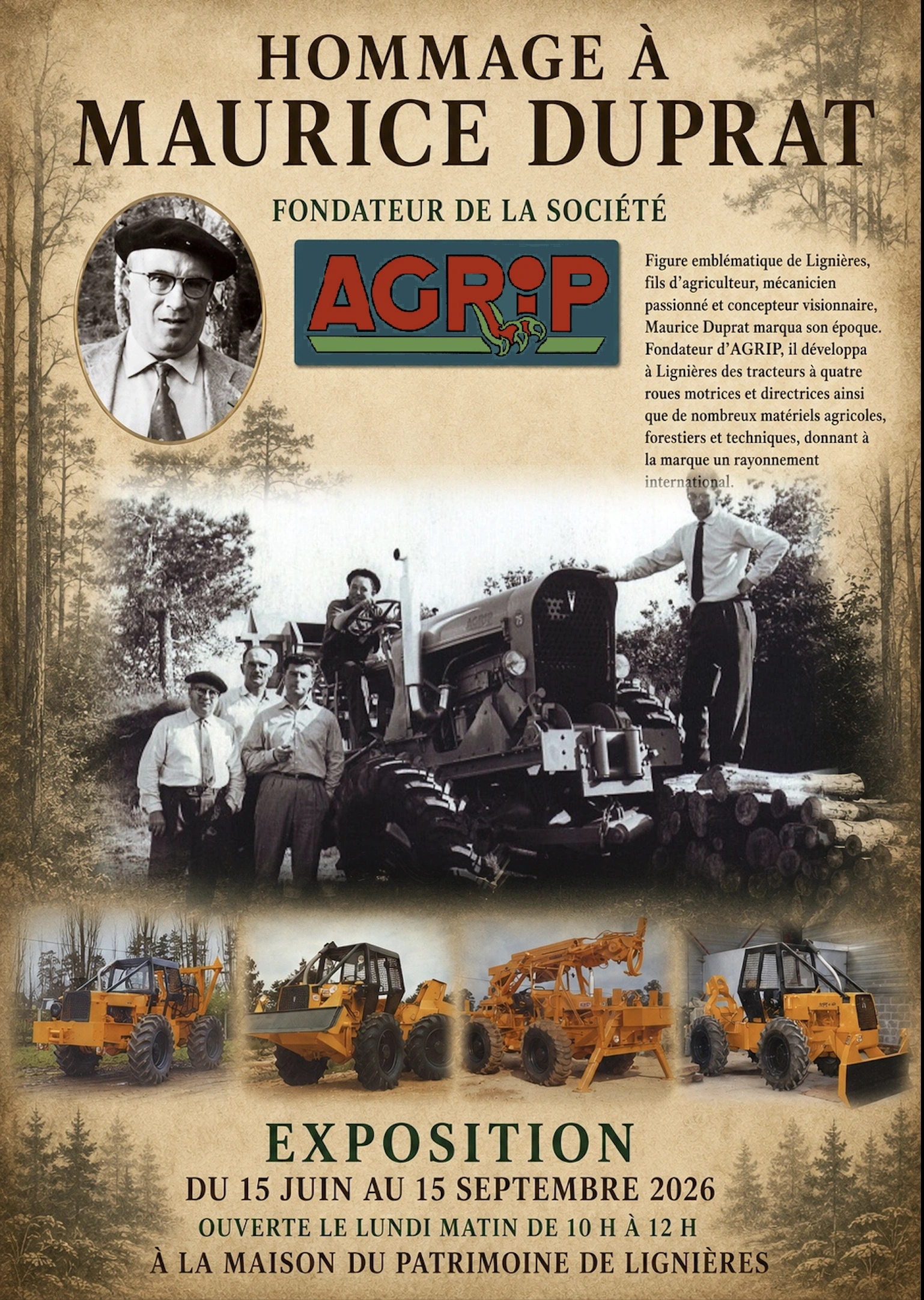 Exposition mémoire à Maurice Duprat