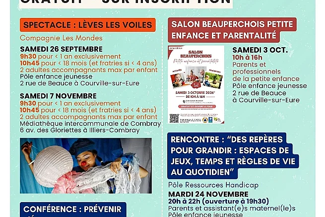 Rencontre : "Des repères pour grandir : Espaces de jeux, temps et règles de vie au quotidien"