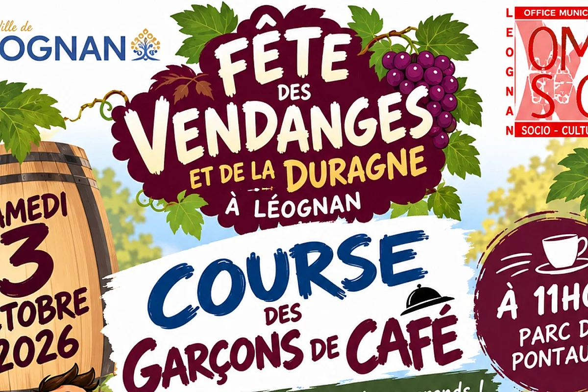 Course des garçons de café à Léognan