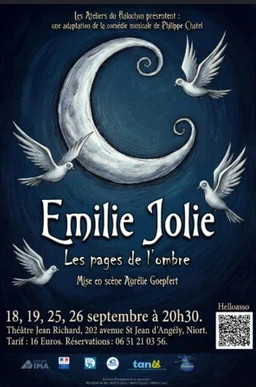 Comédie musicale - Les pages de l'ombre d'Emilie Jolie à Niort