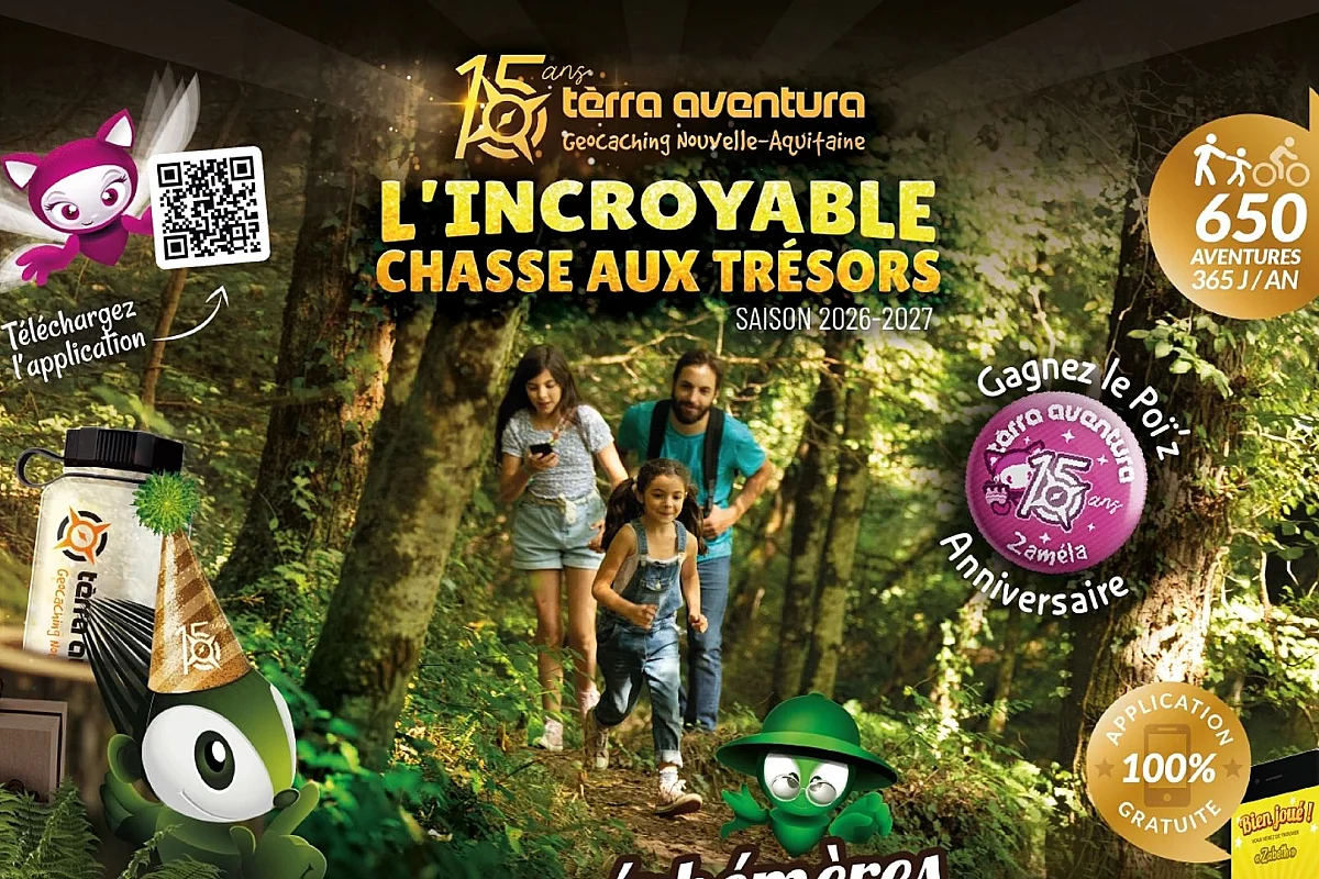 Tèrra aventura Zaméla, parcours éphémère Beau temps pour Mercédès