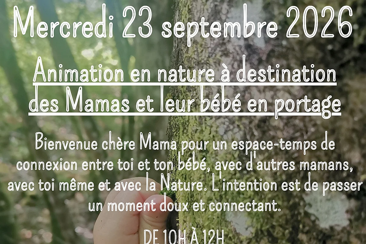 Atelier nature maman bébé