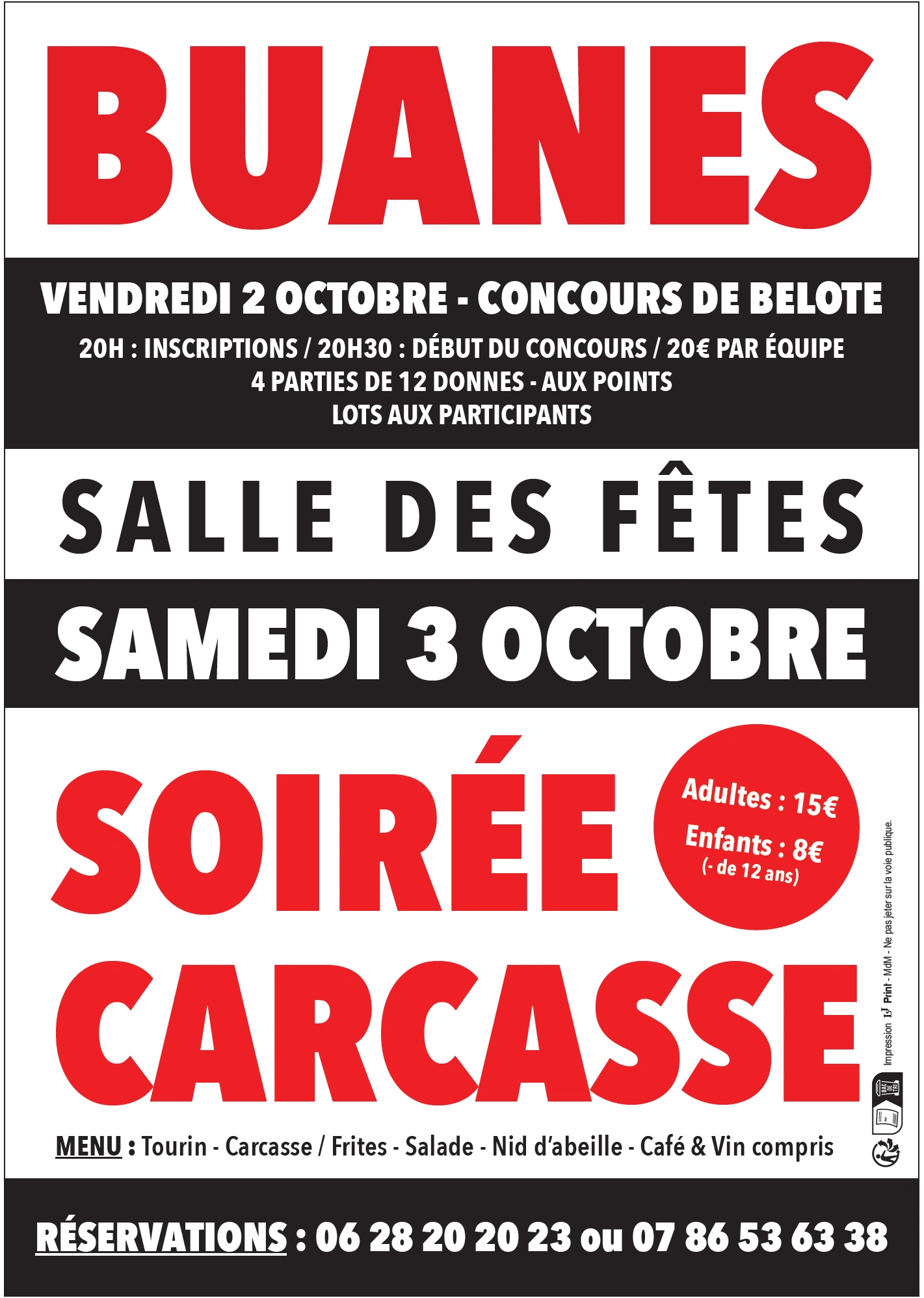 Concours de belote