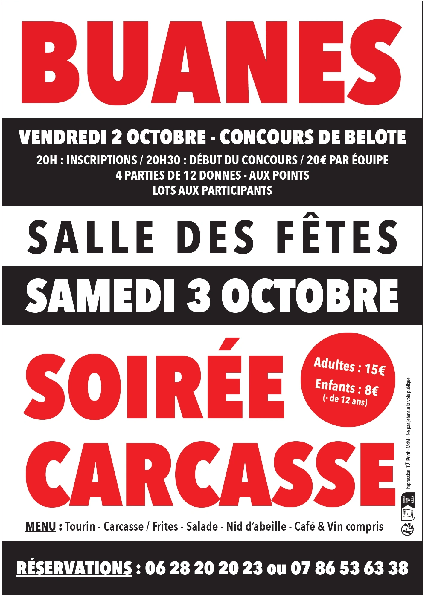 Concours de belote