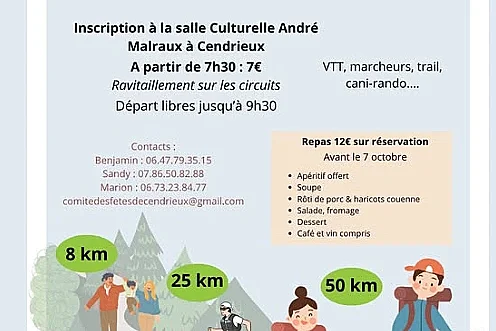 Randonnée La Cendrieucoise 2026