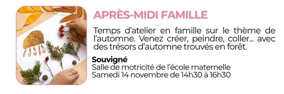 Après-midi famille - Thème automne