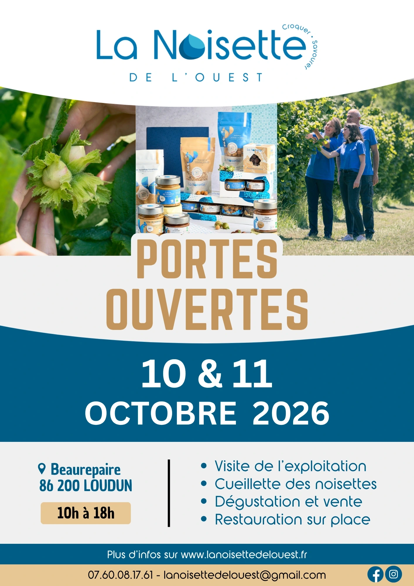 Portes ouvertes La Noisette de l'Ouest