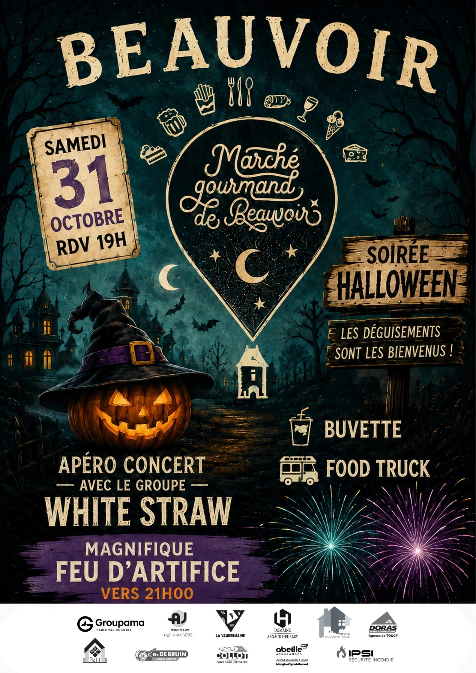 Apéro concert & feu d'artifice d'halloween