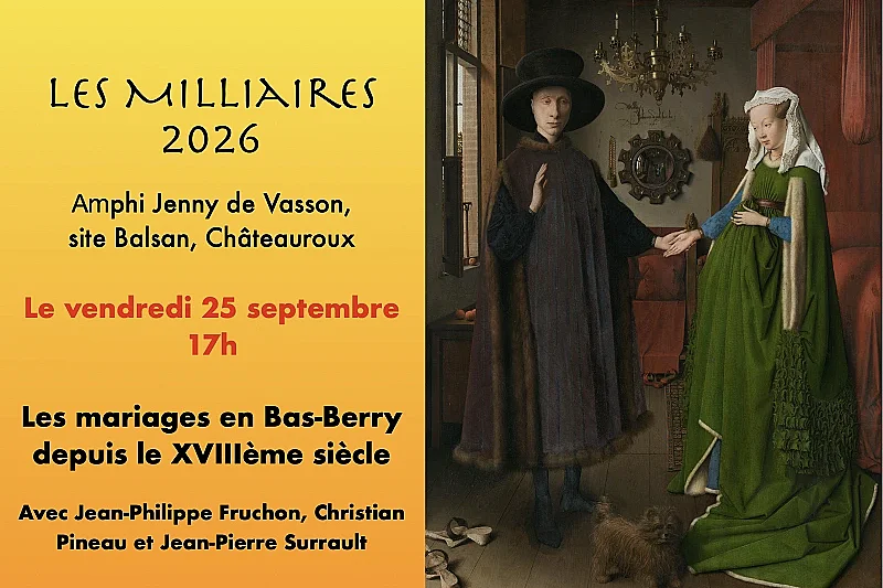 Table ronde sur Les mariages en Bas-Berry depuis le XVIIIème siècle
