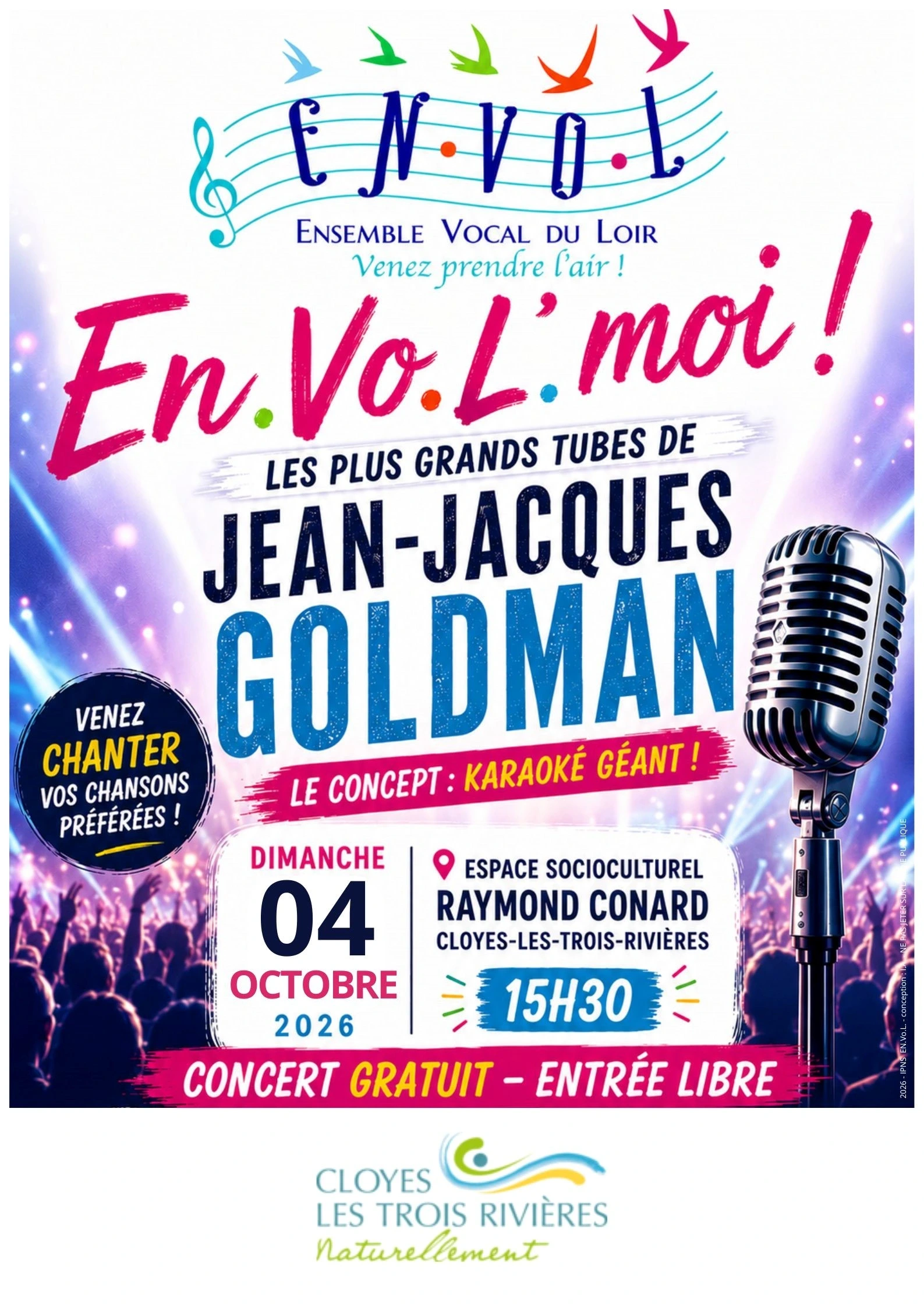 EnVol'Moi - Karaoké géant sur les chansons de J.-J. Goldman