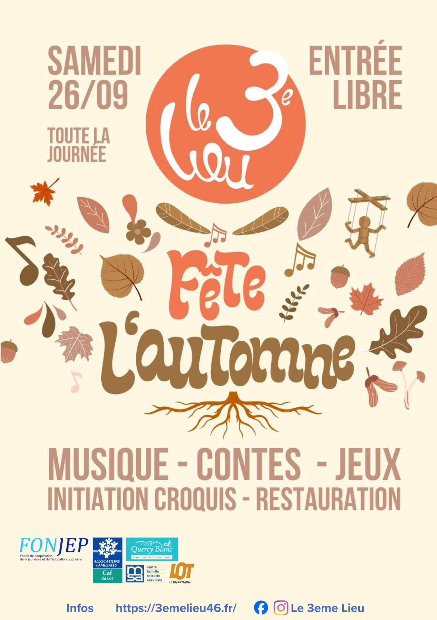 Fête de l'automne au 3e lieu