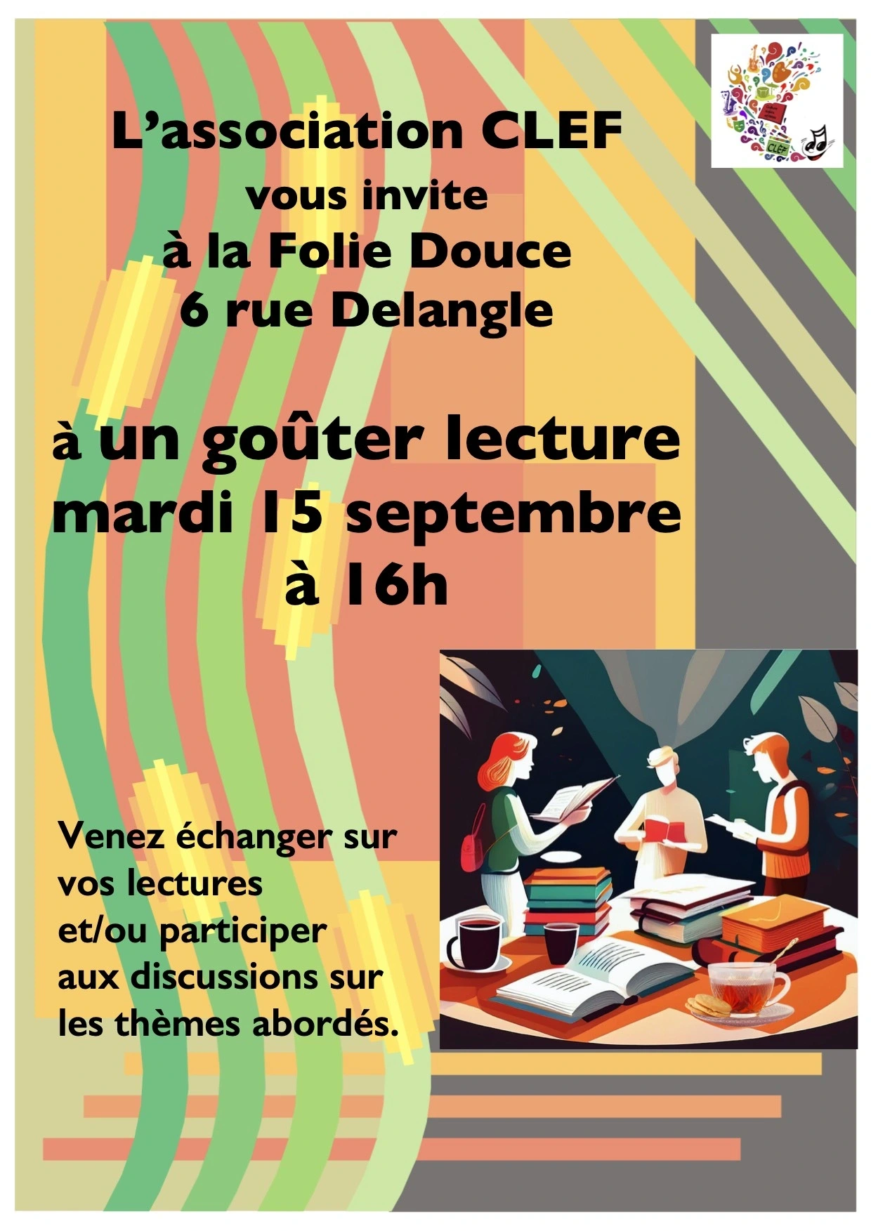 Goûter Lecture - par l'association CLEF