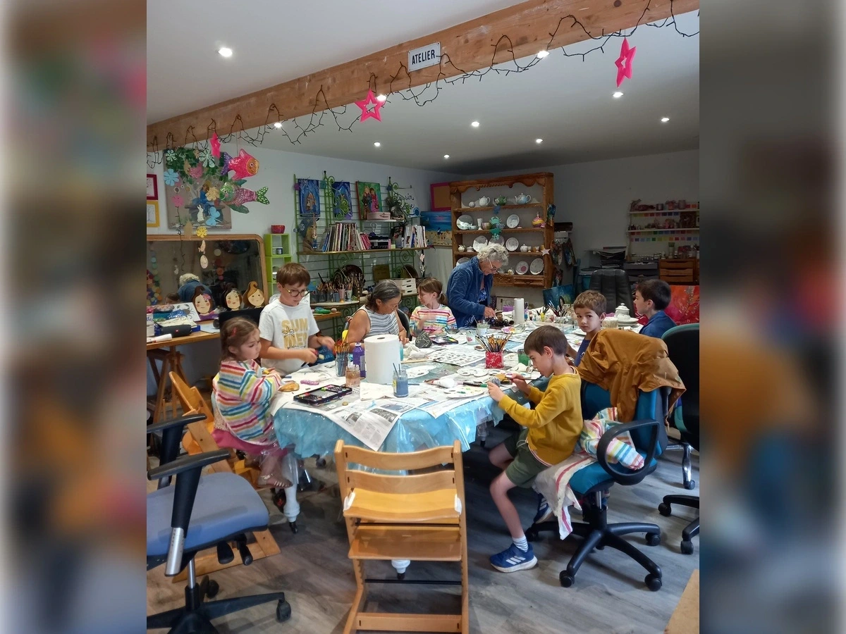 Ateliers créatifs "Couleurs d'Elvine" : art collage