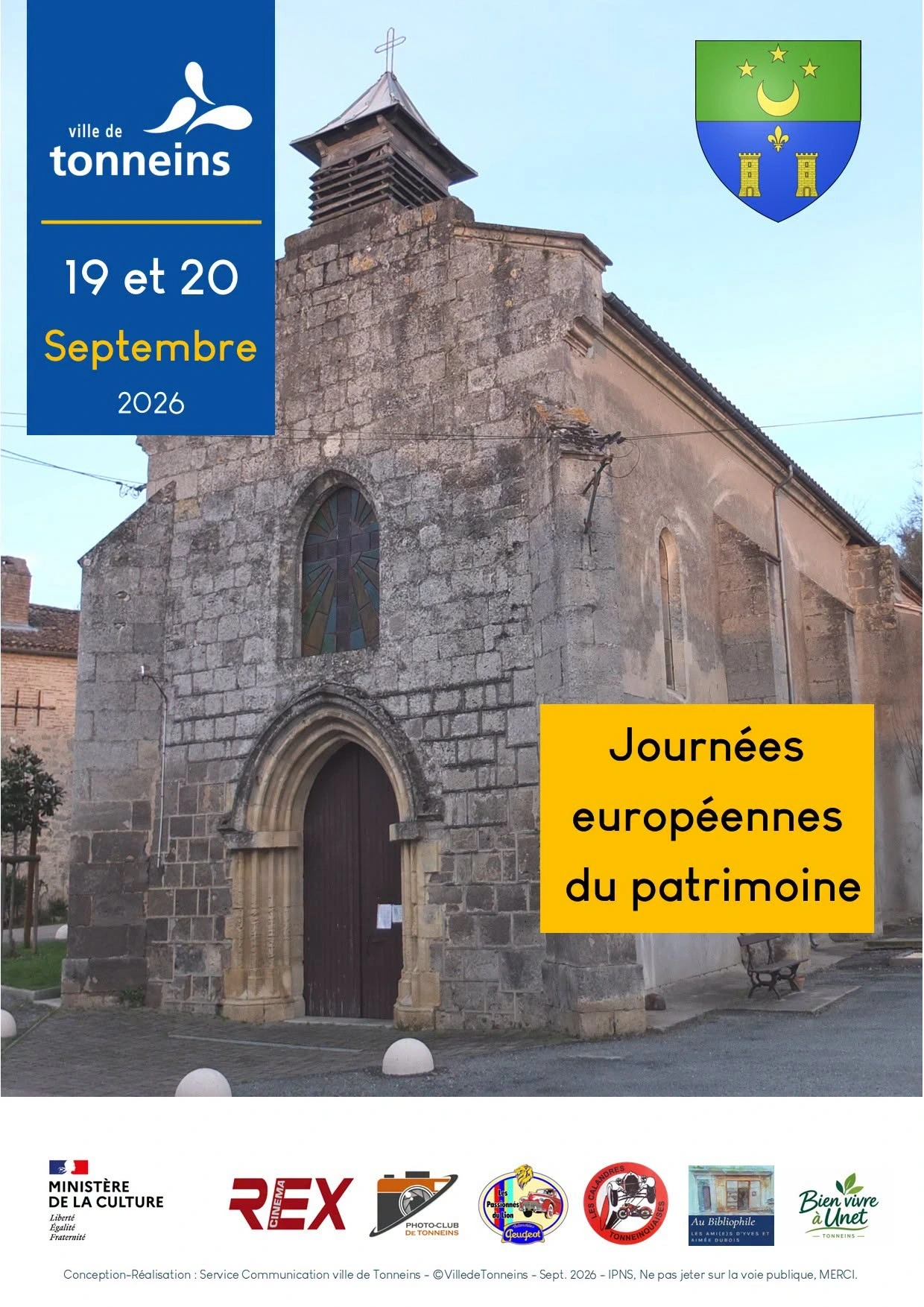 Journées Européennes du patrimoine à Tonneins